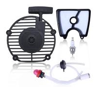 AUMEL Recoil Starter with Air Filter for Husqvarna 125B 125BVX 125BX with Spark Plug and Fuel Lines 545111701 597797901 (2)