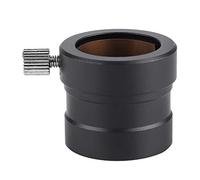 Aumotop 1.25 to 0.965 Telescopic Eyepiece Adapter Lightweight Metal Black Color Fits All 1.25" Telescopes Requires Added Back Focus Ideal for Astronomy Enthusiasts