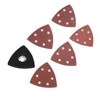 Aumotop 101pc Sanding Set Sandpaper For Multi Tool Pads, Professional Metal Cutting Sheets For Grinding, Best Surface Finishing, Hardwood Polishing, 90mm Sandpaper, Triangular Pad