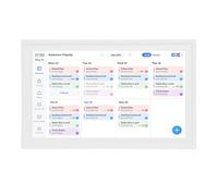 Aumotop 15.6" Smart Digital Calendar Interactive Touchscreen Family Planner for WiFi Photo Frame, Art Gallery - for Home Office ABS Material