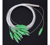 Aumotop 1x16 SC/Fiber Optic Splitter with High Return Loss and Low Insertion Loss for Home Wiring and Engineering Projects