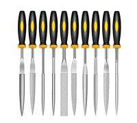 Aumotop 3D Printer Part Deburring Tool Kit with 10pcs Needle File Set, Wire Cable Cutter, and Scraper Model Vane/Wing, Made of Premium Material, Steel/Rubber