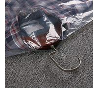 Aumotop 50Pcs Wear-Resistant Dry Clothes Covers to Protect Clothing from Dirt and Moths, Breathable PE Garment Bags for Jackets Shirts Skirts, Ideal for Wardrobe Storage (60 * 100)