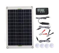 Aumotop 50W Monocrystalline Solar Panel Charger Kit High Efficiency Environmental Friendly for RV Marine Boat