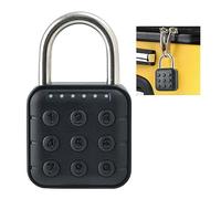 Aumotop 6 Digit Padlock Zinc Alloy Body IP67 10 Sets Password Multi-People Use 304 Stainless Steel Lock Beam Suitable for Suitcase Cabinet Warehouse Door