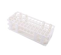 Aumotop 60 Holes Test Tube Holder Three-Tier Drying Rack Stand Light Weight for Multiple Tests Lab Equipment White 9.84 X 4.17 X 2.55"