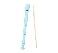 Aumotop 8-Hole High C-Tone Soprano Recorder Instrument with Excellent Sound Quality for Beginners and Professionals ABS Resin Blue/Pink/Black/White (Blue)