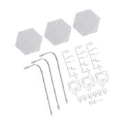 Aumotop Action Figure Stand Bendable Display Holder Base for 6 Inch Models, Durable Action Figure Support for Anime Fans, Pack of 3 (Clear)
