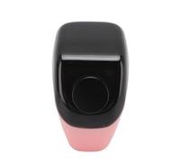 Aumotop Advanced Smart Finger Counter Rechargeable Digital Step Number Reminder with 0.42in Screen, for Muslims - Islamic Faith Tool (Pink)