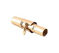 Aumotop Alto Sax Mouthpiece Jazz Pop Music Brass Material with Cap Buckle Patch for Experienced Players