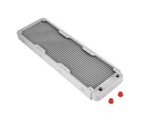 Aumotop Aluminum Radiator Efficient Heat Sink for Computer Water Cooling Liquid Exchanger for Beauty Equipment, 3D Printing Durable G1/4 Port White (360mm)