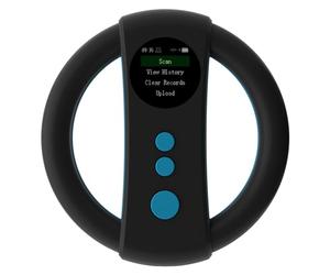 Aumotop Animal Chip Scanner Portable Efficient Data Display for Livestock Poultry Management, Rechargeable Chip Reader for Farm Animals (Black)