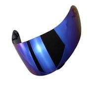 Aumotop Anti-Scratch Helmet Visor Easy to Change Replacement for K3SV K5, Protects From Wind and Rain, 1pc Clear (blue colorful)