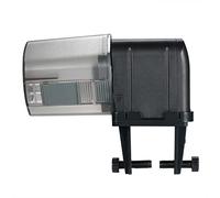 Aumotop App Control Fish Feeder Adjustable Outlet Timer Voice Control for Aquarium Tank Fish Food Dispenser for Enthusiasts Black Plastic