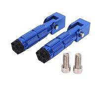 Aumotop Attractive Motorcycle Foot Rest M8 Aluminium Alloy for ATV UTV Go Kart, Advanced Machining and Safe Design, 2Pcs (Blue)