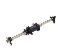 Aumotop ATV Rear Live Axle Assembly Powerful Performance Kit for Go Kart Drift Trike Karting 25mm Steel Alloy Installation