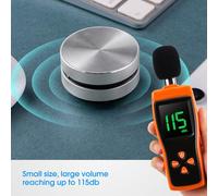 Aumotop Bone Conduction Sound Box Portable Loud Stereo Sound Speaker for DIY Effects and Outdoor Adventures Mini BT Speaker (Silver #-1)