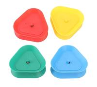 Aumotop Card Holder, Practical Spring Design, Hands-, 4 Poker Card Holders for Adults and Teens, Playing, ABS Material