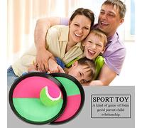 Aumotop Children's Throw and Catch Sport Toy Set for Beach Outdoor Activity - Safe ABS Material, Hand-Eye Coordination Development - Ideal for Parent-Child Bonding