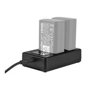 Aumotop Convenient Battery Charger for V1/V860III Flash Batteries Featuring 2 Slots for Easy Charging At Home or on the Road
