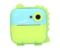 Aumotop Digital Camera for Kids 24MP HD 2.4inch Instant Print Camera with Smart AI Functions, App Support for 3-14 Years Old (Green+Blue)