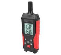 Aumotop Digital Temperature Humidity Meter Efficient Handheld Hygrometer for Accurate Data Hold,Indoor Use Plastic with Backlit Display