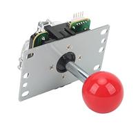 Aumotop DIY Joystick Replacement Parts with Light Hand Feel, Applicable for and Fighting Game Consoles (Red)