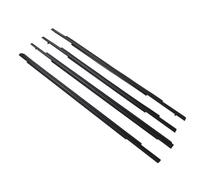 Aumotop Door Belt Moulding Set Durable Car Window Trim Seal Kit for Outlander ASX RVR, Front Rear Door Weatherstrip Seal Belt for Automotive Enthusiasts