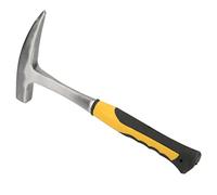 Aumotop Double Head Flat Mouth Brick Hammer Durable High Hardness Tip Geological Survey Hammer for Rock Sampling (L)