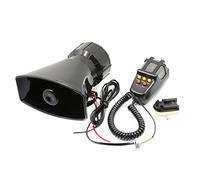 Aumotop Durable 5 Tone Loud Speaker Car Megaphone 12V Alarming Horn 110dB Super Loud Siren