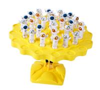 Aumotop Early Educational Balance Tree Counting Game Toy with Parent Child Interaction, Multiple Play Modes, Plastic Material (Large Yellow)