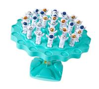 Aumotop Educational Balance Tree Game Toy Developing Balance Skills and Cognitive Abilities, Safe Materials, for Children, Plastic (Blue)
