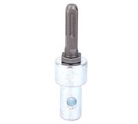 Aumotop Electric Hammer to Earth Auger Adapter Durable Connector for Professional Workers, Metal Material