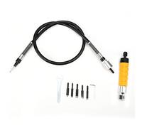 Aumotop Electric Woodworking Carving Chisel Effortless Tool Set Yellow Handle for Wood Crafters Stainless Steel