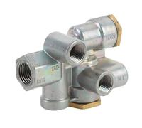 Aumotop Emergency Stop Spring Brake Control Valve Improved Reliability for Trailer 3/8in Ports - OE 110500X, Easy Installation for Priority Parking