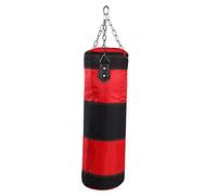 Aumotop Empty Training Boxing Sandbag Shock Absorbing Punching Bag for Karate Fight Workouts, Durable Oxford Cloth for Home Gym (80cm)