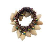 Aumotop Ethnic Style Nut Shell Bracelet Handbell for Djembe African Drum Conga, Unique Sound, Fits All Sizes, Special Ethnic Design