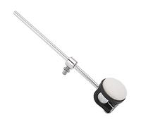 Aumotop Felt Hammer Beater for Bass Drum Pedal, Adjustable and Easy to Use, Ideal for Musicians, Made of Felt and Metal, 1 Unit