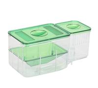 Aumotop Fish Breeder Box for Small Fish and Shrimp - Double-Layer Isolation Incubator, Durable Plastic, 20.8cm Length - Ideal for Injured and Live-Bearers