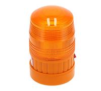 Aumotop Flashing LED Strobe Light with Magnetic Base for Safety Caution for Road Safety DC6V 3W Road Block Lights, Warning Lights [ABS/magnet, Orange]