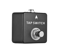 Aumotop Footswitch Pedal Tap Tempo Switch - Metal Shell, Lightweight for Guitar Effects - Connects with Various Pedals Designed for Music Enthusiasts
