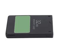 Aumotop Game Memory Card for Slim SPCH-7/9xxxx Series, Convenient FMCB Memory Card with Cool Black Appearance, Suitable for All Regions (32MB)