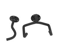 Aumotop Guitar Wall Mount Hanger Strong Metal Instrument Neck Hook for Acoustic Electric Guitar Ukulele Banjo Mandolin, Wall Hanging Design for Home Studio, 2 Pack