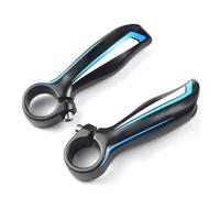 Aumotop Handlebar Ends Strong and Ultralight Bike Handle Bars 22.2mm for Outdoor Cycling Aluminum Blue/Green/Red (Aumotopbqfgm3ndcr-BL-2)