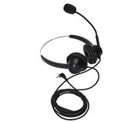 Aumotop HD Mic Binaural Headset Durable Material for Office Call Center PC Headphones for Customer Service
