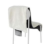 Aumotop Heated Sherpa Chair Pad Electric Temperature Adjustable Mat for Chair Sofa Couch with USB Pocket for Office Dining Rocking Sherpa Fabric 53.1 * 18.9in