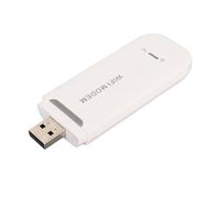 Aumotop High Speed 4G WiFi Router 150Mbps SIM Card Slot Portable 4G LTE USB WiFi Modem for Office Travel Home, Applicable to Asia, Southeast Asia, Africa, The Middle (White)