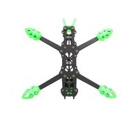 Aumotop High Strength LANNRC MARK4 5inch FPV Composite Material Frame 225mm Wheelbase Frame for Racing Drone Quadcopter with Various Flight Control Equipment (Green)