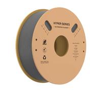 Aumotop Hyper PLA Filament 1.75mm High Speed 3D Printing Material Grey for FDM 3D Printer (Grey)