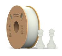 Aumotop Hyper PLA Filament 1.75mm High Speed 3D Printing Material Grey for FDM 3D Printer (White)